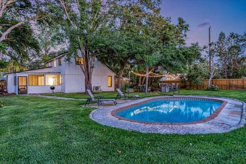 Kids will enjoy the freedom to run in the backyard and cool off in the pool!