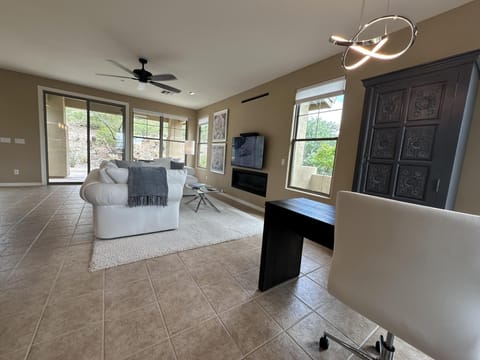 Open floor plan.