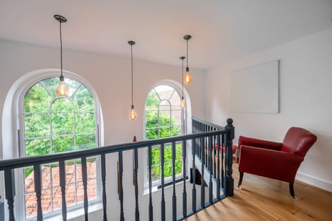 First floor: ... or just gazing out at the view