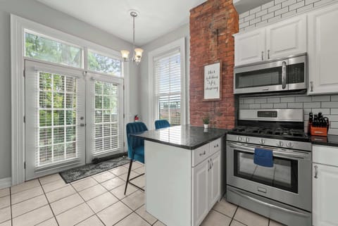 The updated kitchen offers ample space & all the comforts of home​