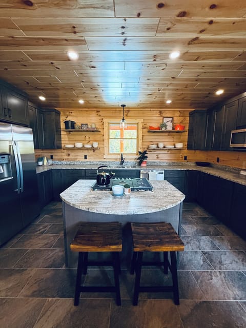 Fully stocked kitchen w/ everything you need for your stay (food not provided)