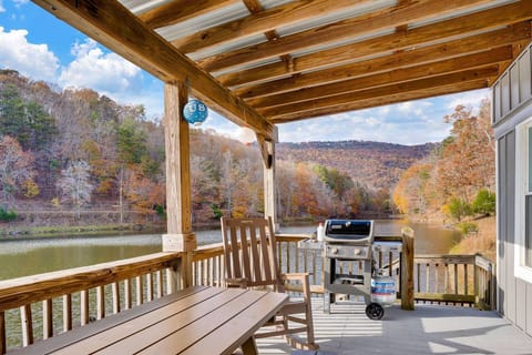 Enjoy the new weber grille with propane tank provided