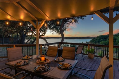 Enjoy amazing sunsets on BOGI's decks!