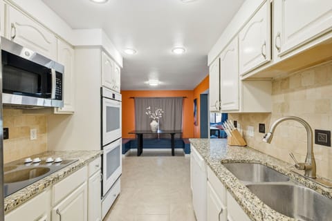 Kitchen view with breakfast nook