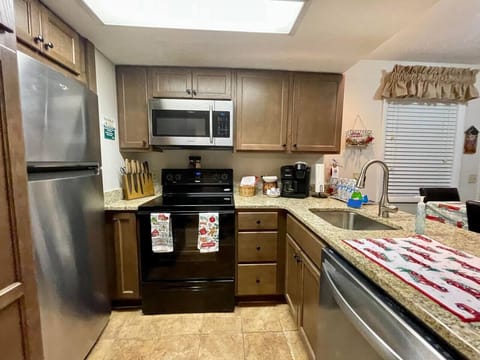 Fully stocked kitchen