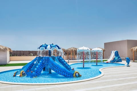 Let kids roam free in the dedicated splash pool.