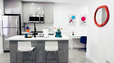 A thoughtfully designed kitchen for unhurried mornings, casual cooking, and those quiet moments that make a stay feel special.