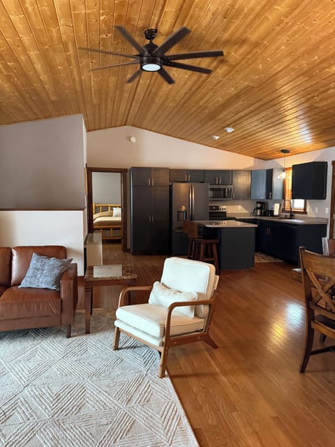 Upstairs main living space.