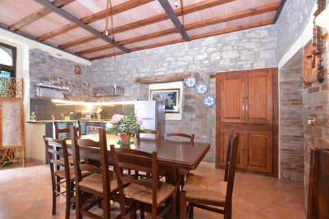 Kitchen and dining area