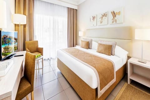 Relax in a calm, neutral bedroom designed for deep sleep.