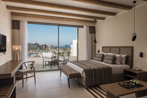 Relax in airy comfort with balcony seating and ocean breezes.