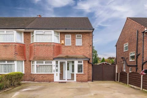 Welcome to your home in Northenden. A spacious 4-bedroom house with driveway parking, just minutes from Manchester city centre