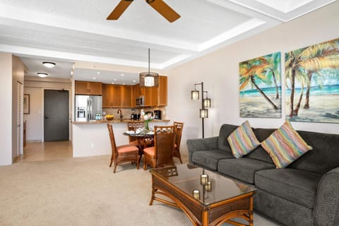  With sunset hues, tropical textures, and a balcony that kisses the sea, this room is pure aloha in every detail   WH1-1211