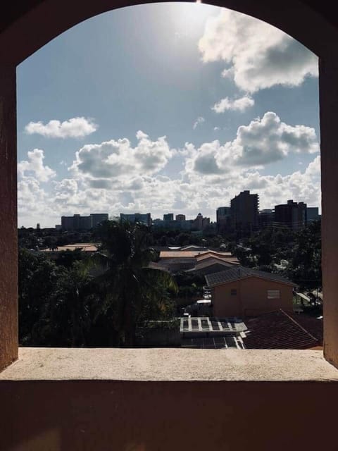 At the large balcony, beautiful view of Coral Gables