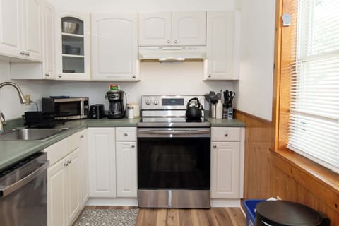 We supply coffee, tea, and cooking essentials to get your day started right, we're also a short walk from historic downtown St Albans and its many cafes and shops