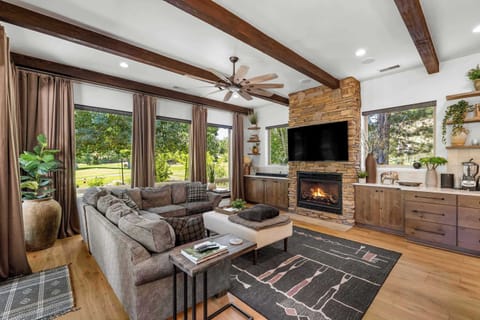 Relax by the Fireplace with Stunning Nature Views 🔥🌿