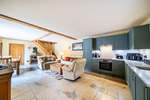 Coach House, Athelhampton, Dorchester: The open-plan space is ideal for enjoying time together