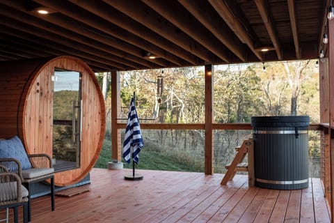 Indulge in the ArtHaus Ritual with fire & ice therapy in your own private nature spa--a tranquil space designed to restore body and mind.