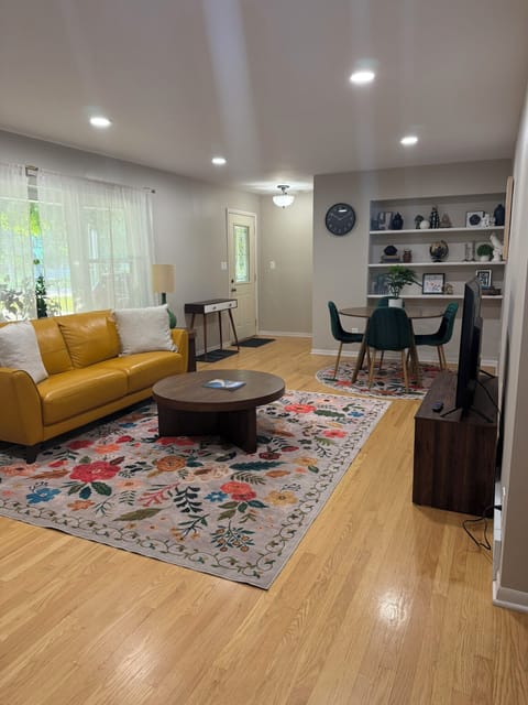 Living room with dining area