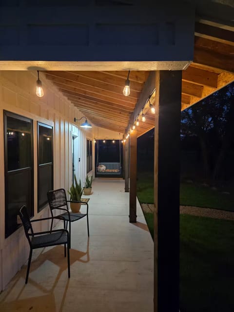 Enjoy evening views and wildlife, or beautiful sunrises from the porch swing.