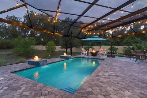 Welcome to the breathtaking backyard oasis!