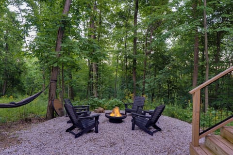 Gather around the fire pit for a relaxing evening!