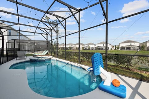 Incredibly large private pool and outdoor dining