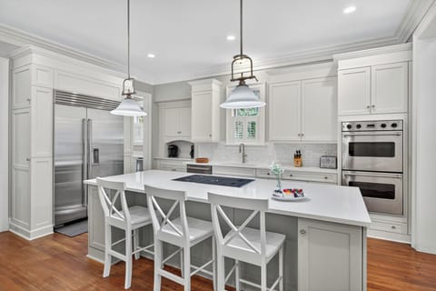 3 bar stools for additional seating