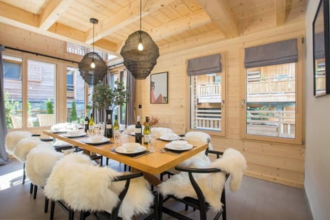 Light and airy dining area