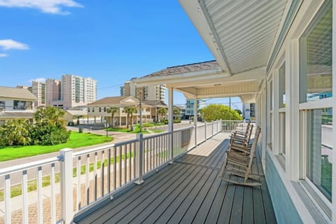 Can anything be more relaxing than rocking on the deck with a cup of coffee.