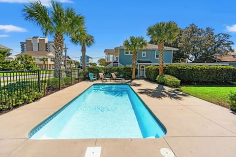 Take a cool dip in the sparkling pool.