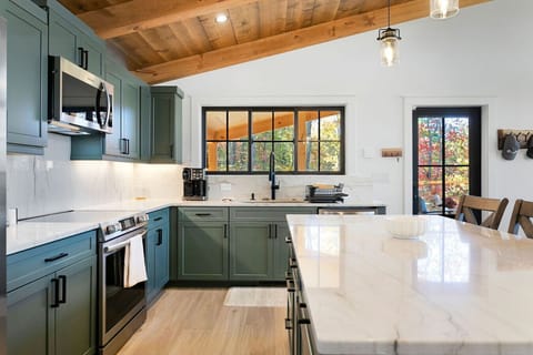 Fully stocked kitchen