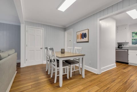 Dining area just off the kitchen and living room.