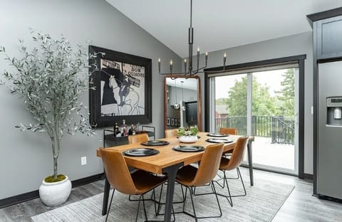 Dining table, located in main level