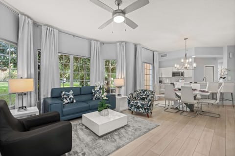 Whether it's movie night or a quick nap, this space is ready.