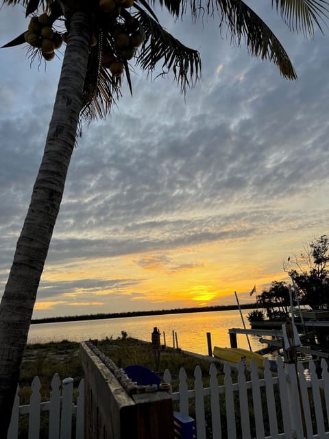 Sunset from sitting area