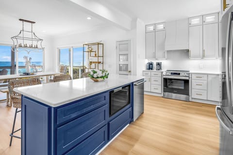 Open-concept kitchen, dining, and living area ideal for gathering