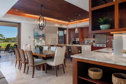 Kitchen/Dining Room | Hale Nanea at Residences of Laulea, Big Island, Hawaii, by Luxus Vacation Properties