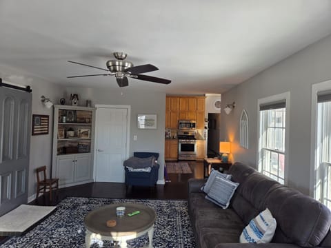 Daytime photo of the living room