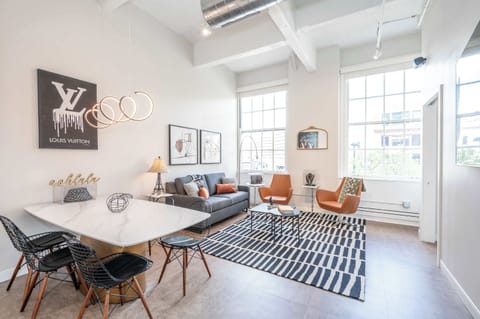 The breezy, open main living spaces are ideal for meals & movie nights​