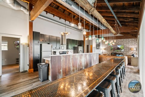 Lucky penny dining table off the kitchen.