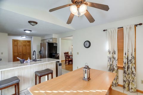 Kitchen & Dining Area | Main Level | Dishware & Flatware