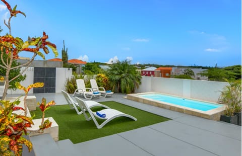 Garden and Pool View.
