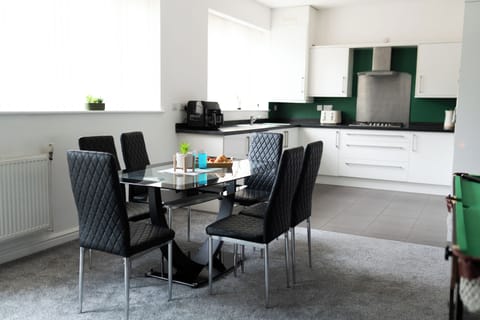 Modern living room with comfy seating