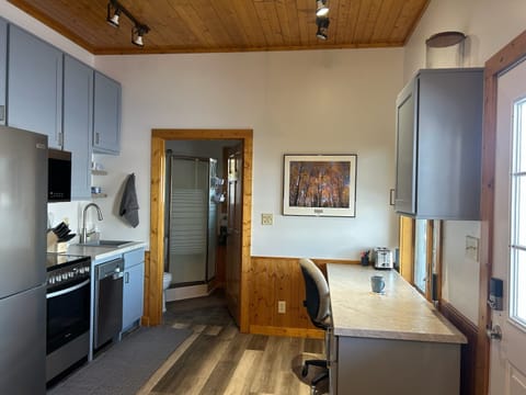 Kitchen and bathroom