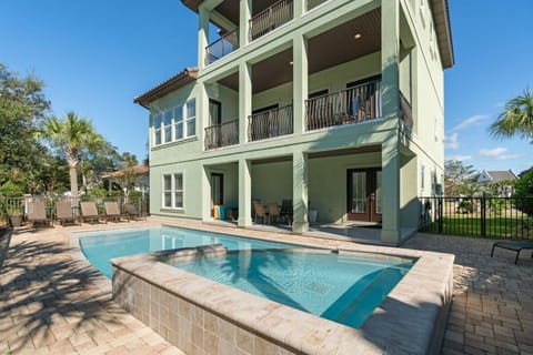 Morning coffee or sunset cocktails, this inviting pool deck is the perfect spot to relax and reconnect outdoors.