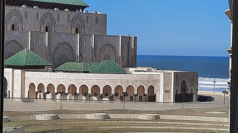 Sea and Hassan II Mosque View from the living room.