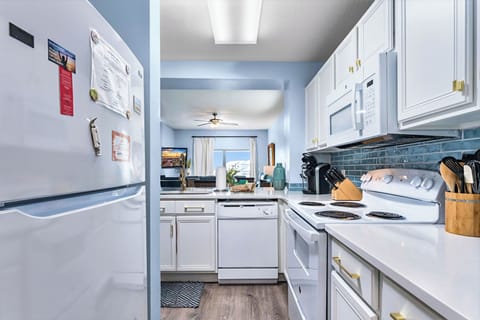 A starter supply of amenities are provided