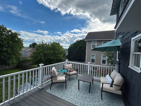 Relax on the deck and enjoy the Vermont evenings