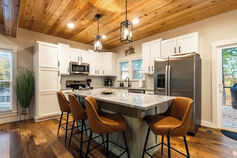 Dining with a View — natural light and wood accents for memorable meals.